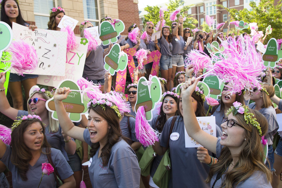 Auburn University bid day 2014